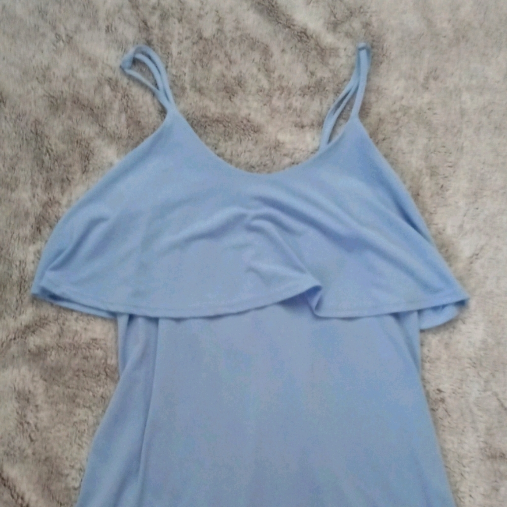 Sky blue dress